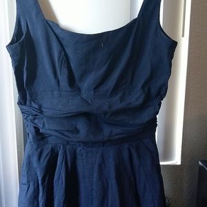 Navy blue dress